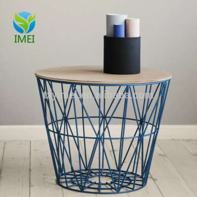 Art style customized storage metal wire basket for sale