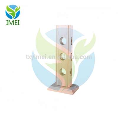 wooden door lock display stand