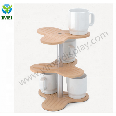 Wood mug display stand YM1-1216