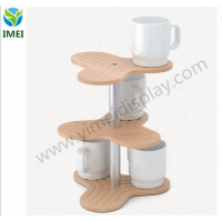 Wood mug display stand YM1-1216