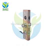 wooden door lock display stand