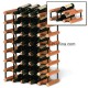 DIY Metal and Wood Bottle Display Storage Bordex Wine Rack